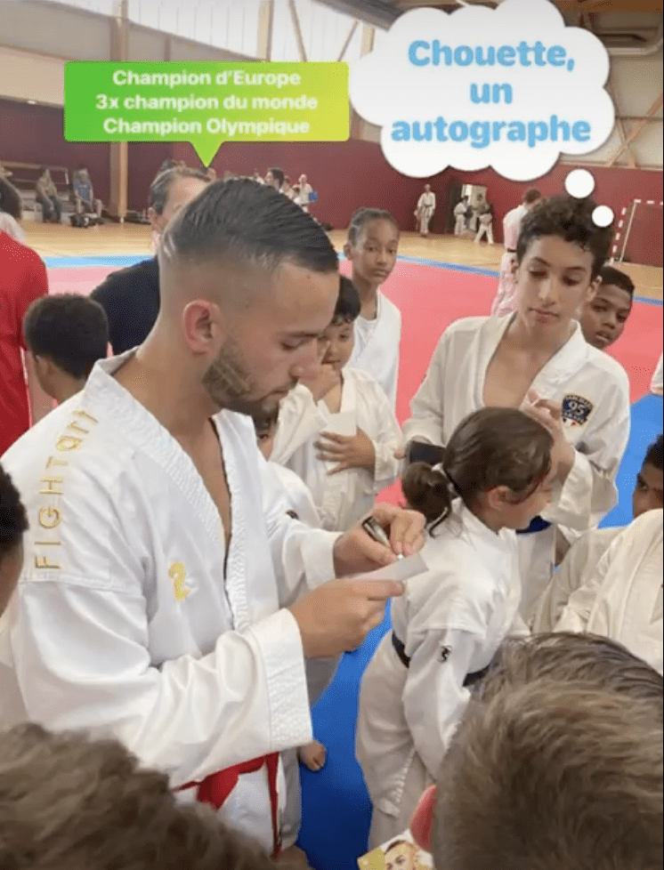 Stage avec notre CHAMPION Olympique de Karaté – Steven Da Costa — Athletic Karaté Arnouville — photo 1